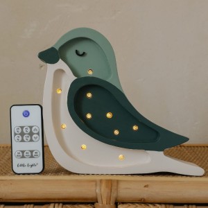 LITTLE LIGHTS - BIRD MINI LAMP PISTACHIO CREAM 
