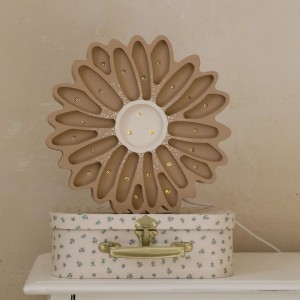 LITTLE LIGHTS - DAISY LAMP CAPPUCCINO DOTS