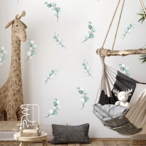 PASTELOWE LOVE - WALL STICKER EUCALYPTUS LEAVES