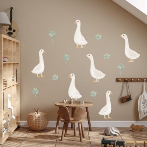 PASTELOWE LOVE - WALL STICKER SET BOHO GEESE