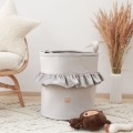 toy basket with frills