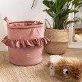 toy basket with frills