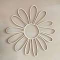 WOODEN ONE-LINE STYLE WALL FLOWERS