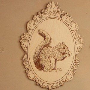 CUT IT NOW - RETRO PICTURE SQUIRREL