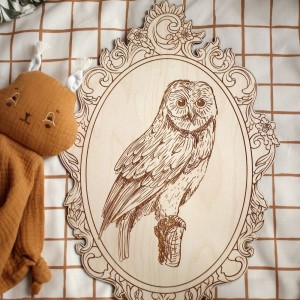 CUT IT NOW - RETRO PICTURE OWL