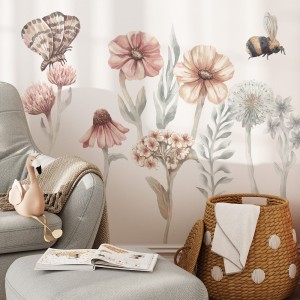 PASTELOWE LOVE - WALL STICKER WILDFLOWERS I  