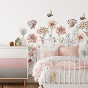 PASTELOWE LOVE - WALL STICKER WILDFLOWERS II