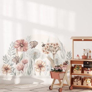 PASTELOWE LOVE - WALL STICKER WILDFLOWERS