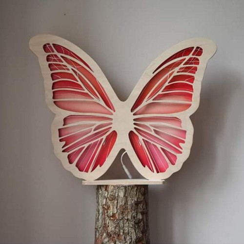 kids night lamp butterfly