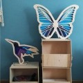 kids night lamp butterfly