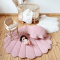 soft pink baby mat