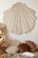 velvet shell pillow cosmis pearl