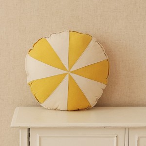 MOI MILI - PATCHOWRK PILLOW HONEY CANDY