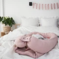 linen baby nest