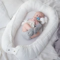 linen baby nest