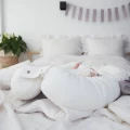 linen baby nest