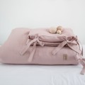 linen baby bedding with filling