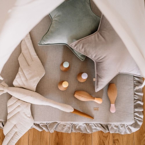 linen play mat