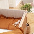 linen bed bumper