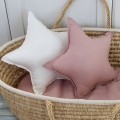 linen star pillow