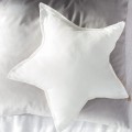 linen star pillow