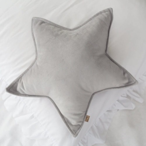 velvet star pillow