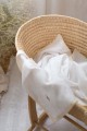 linen baby swaddle