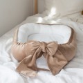 velvet baby nest with bow
