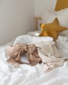 velvet baby nest with bow
