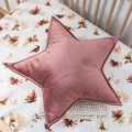 velvet star pillow
