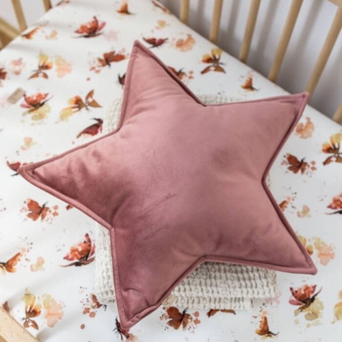 velvet star pillow