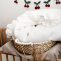 linen baby bedding with filling