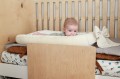 velvet baby nest with bow