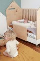 velvet baby nest with bow