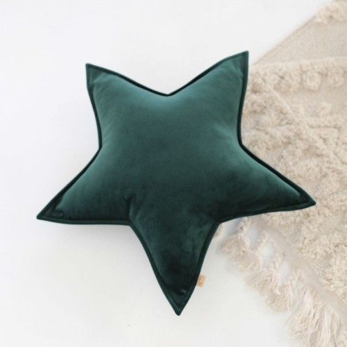 velvet star pillow