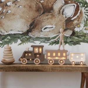 LITTLE LIGHTS - TRAIN LAMP COFFEE CREAM
