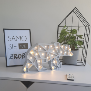 LITTLE LIGHTS - GEOMETRIC BEAR LAMP
