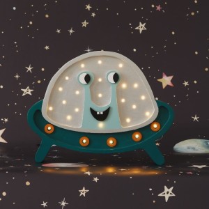 LITTLE LIGHTS - UFO LAMP SILVER DUST