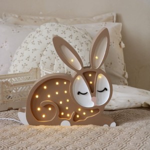 LITTLE LIGHTS - BUNNY LAMP CHOCOLATE