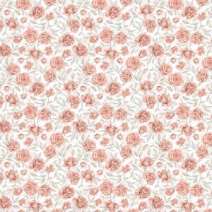 MALUMI - WALLPAPER POWDER PINK ROSE SMALL