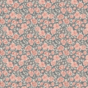 MALUMI - WALLPAPER POWDER PINK ROSE DARK