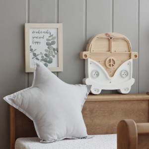 LITTLE LIGHTS - VAN LAMP WOOD/WHITE