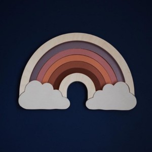 UNKY - KIDS NIGHT LAMP RASPBERRY RAINBOW 