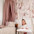 wallpaper woodland girls pink
