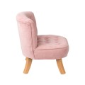 armchair for girl dirty pink