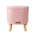 armchair for girl dirty pink
