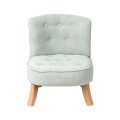 VELVET ARMCHAIR FOR KIDS DIRTY MINT
