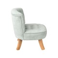 VELVET ARMCHAIR FOR KIDS DIRTY MINT