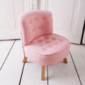 PINK LINEN ARMCHAIR FOR KIDS