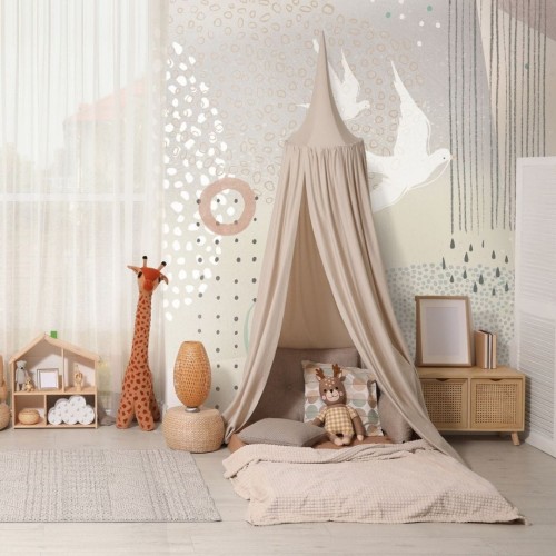 KIDS WALLPAPER RAINBOW DOTS